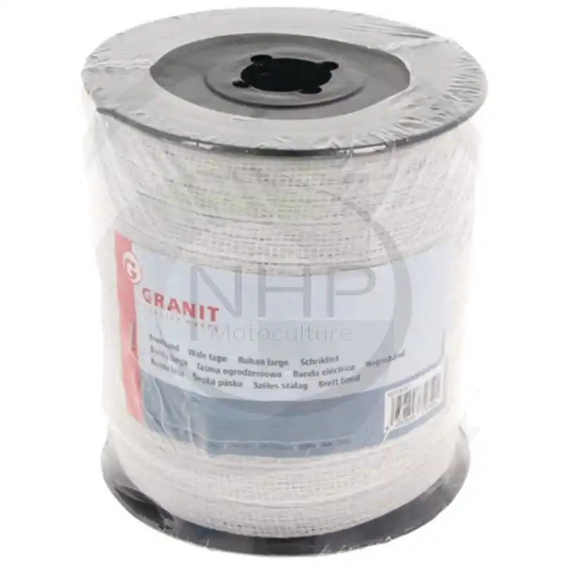 RUBAN DE CLOTURE LARGEUR 13MM – ROULEAU DE 200M – Acheter Direct