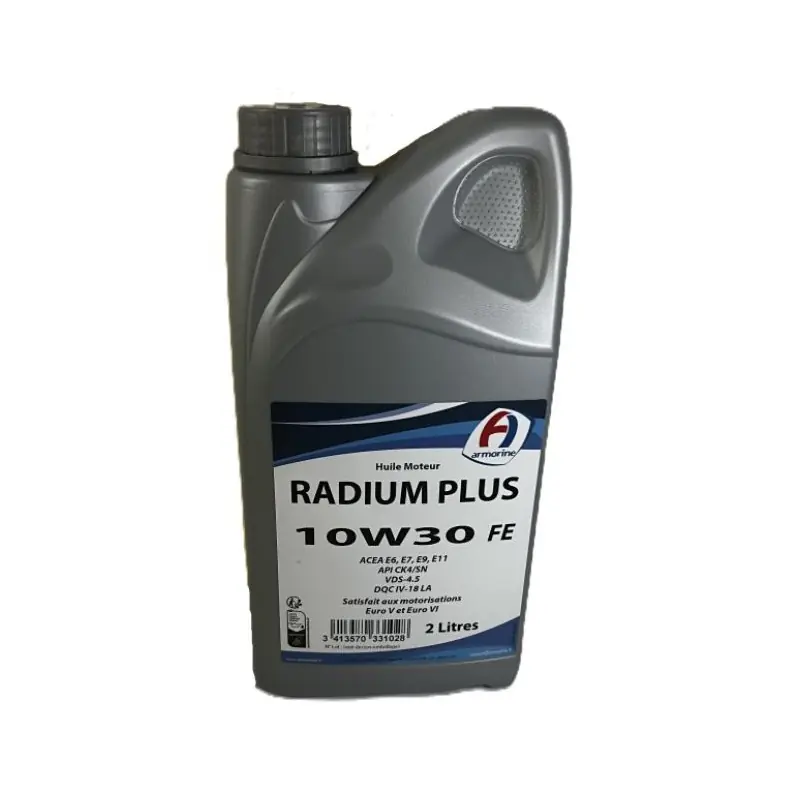BIDON 2L HUILE MOTEUR 10W30 – API CK4 – ARMORINE RADIUM PLUS – ISEKI TURBOS10 – Populaire
