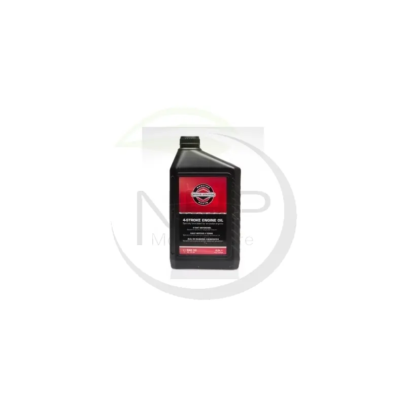 Authentique BIDON HUILE MOTEUR 4 TEMPS SAE 30 – BRIGGS ET STRATTON – 2 LITRES –