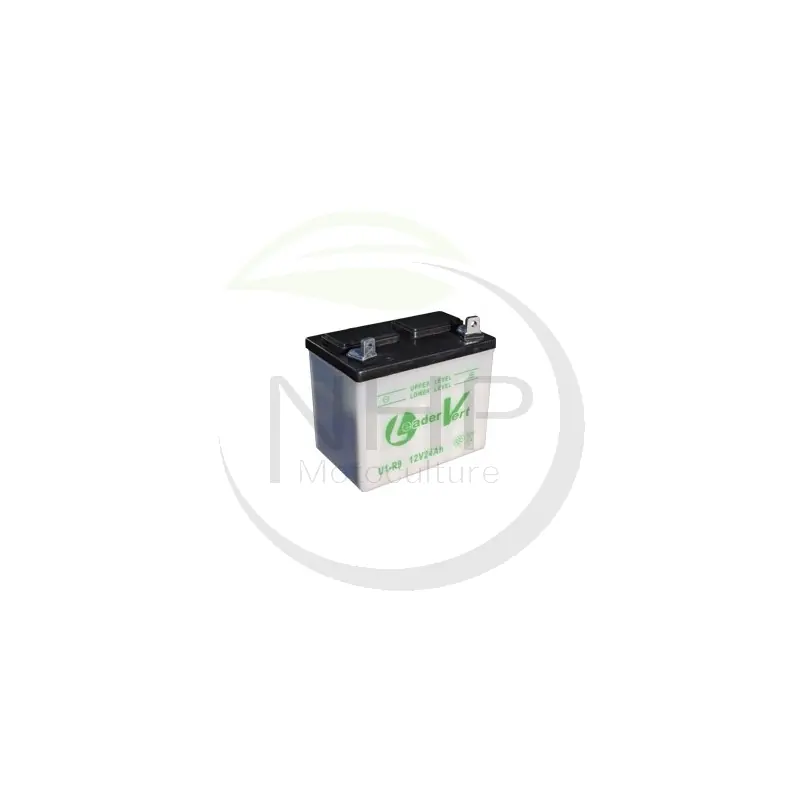 BATTERIE TRACTEUR TONDEUSE 12 VOLT – 24AH – U1L9 – U1-L9 – + A GAUCHE – Nouveauté