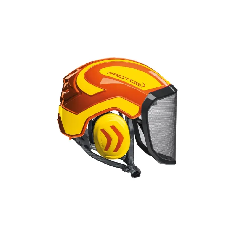 CASQUE DE PROTECTION INTEGRAL ARBORISTE – TRONCONNAGE – ELAGAGE – ORANGE ET JAUNE FLUO – Orange et Jaune Fluo Expédié Aujourd’hui