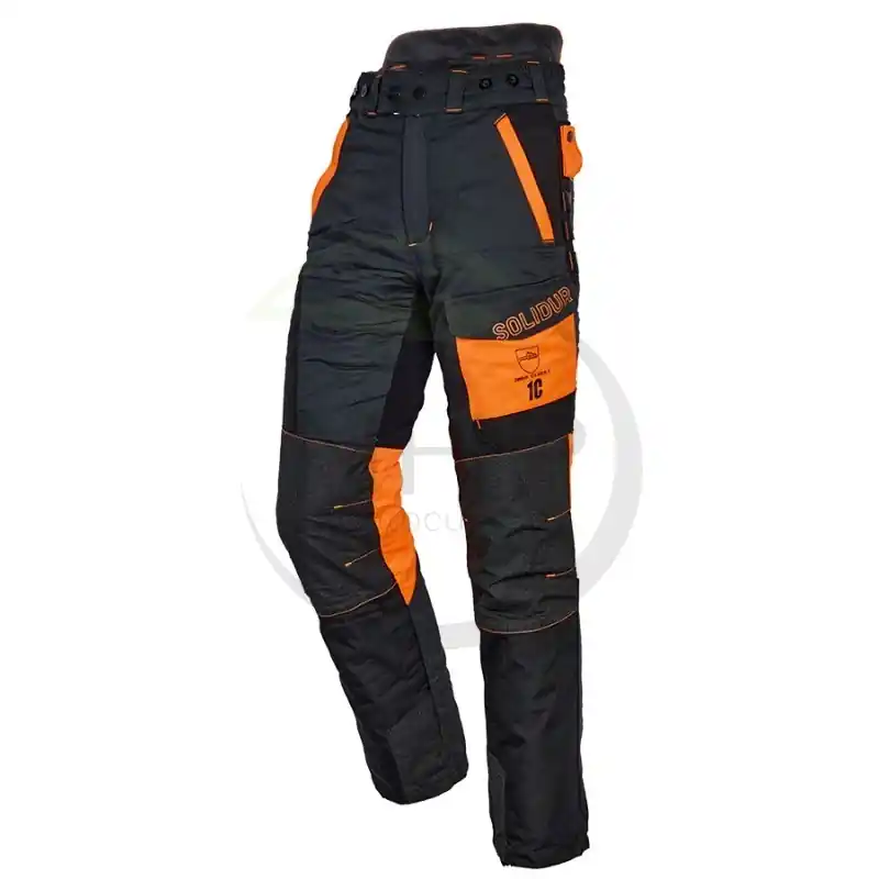 Vente Directe PANTALON FORESTIER – TRONCONNAGE – CLASSE 1 – TYPE C – COMFY – ORANGE ET GRIS – S