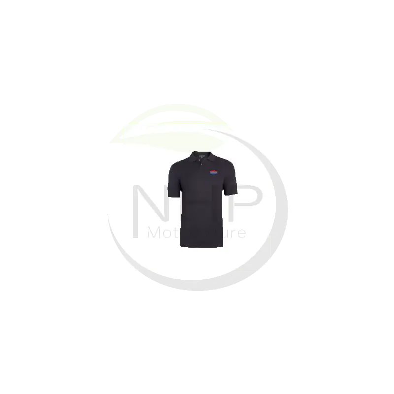 POLO NOIR BRODE – MANCHES COURTES – M Super Prix