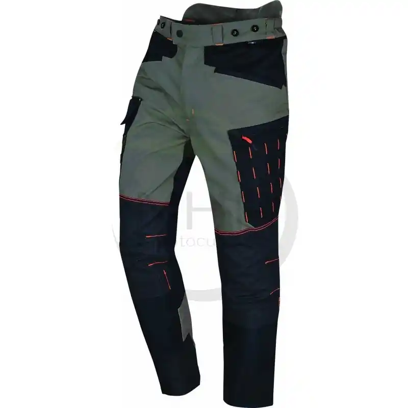 Retour Gratuit PANTALON DE TRAVAIL GRIS – 6 POCHES – MULTI ACTIVITES – HANDY – VERSION LONGUE +7CM – L