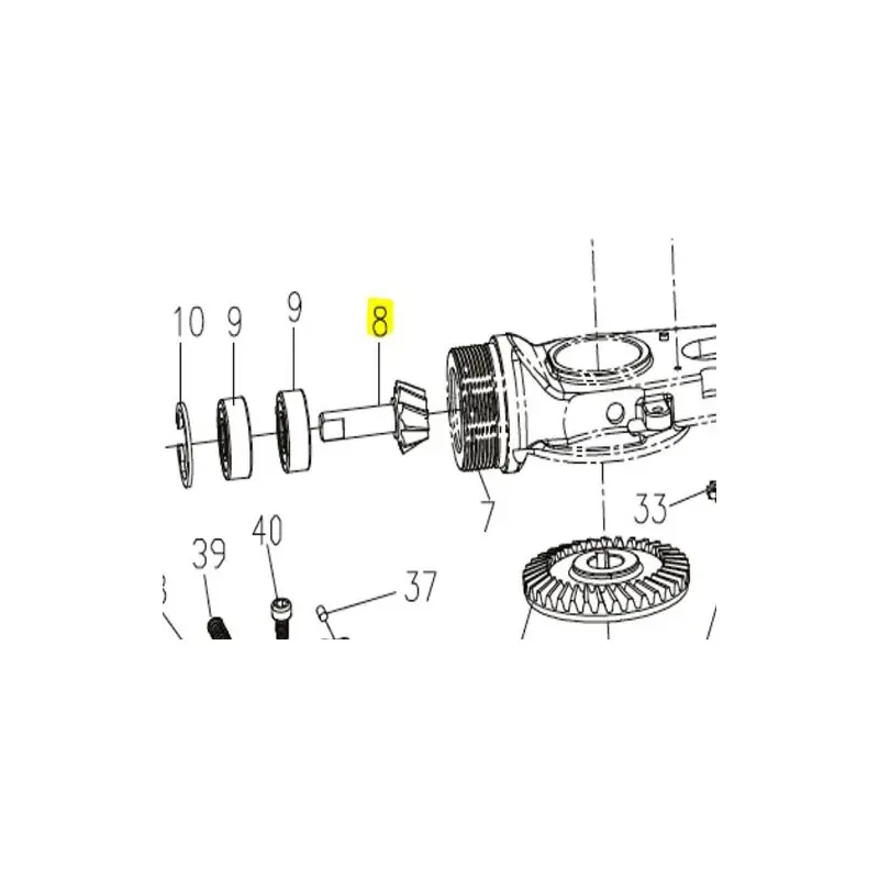 Offre Limitée PIGNON BOITIER REDUCTEUR SECATEUR BATTERIE KPC KS3700 – KS-3700 – KS370008 –