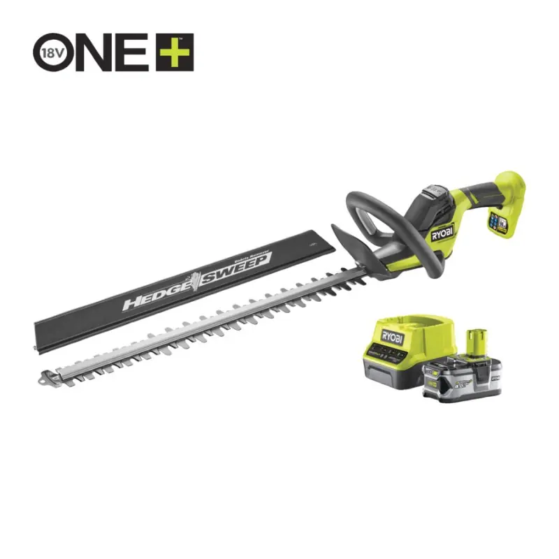 TAILLE-HAIES LINEA 18V ONE+ - 55 CM - AVEC BATTERIE 4AH ET CHARGEUR 18V - RYOBI - RY18HT55A-140 - Livraison Express