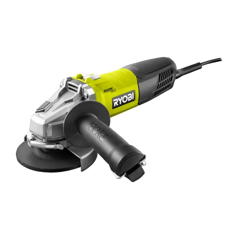 Top Vente MEULEUSE D'ANGLE - 800 W - 125 MM - RYOBI - RAG800-125G -