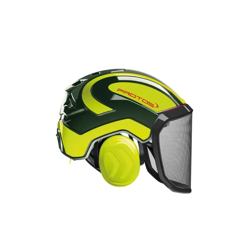 CASQUE DE PROTECTION INTEGRAL FORESTIER – TRONCONNAGE – ELAGAGE – DEBROUSSAILLAGE – VISIERE F39 – OLIVE ET JAUNE FLUO – Olive et Jaune Fluo Prix Cassé