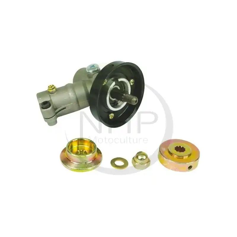 Acheter Direct RENVOI ANGLE DEBROUSSAILLEUSE UNIVERSEL - TUBE 26MM - ARBRE 7 CANNELURES -
