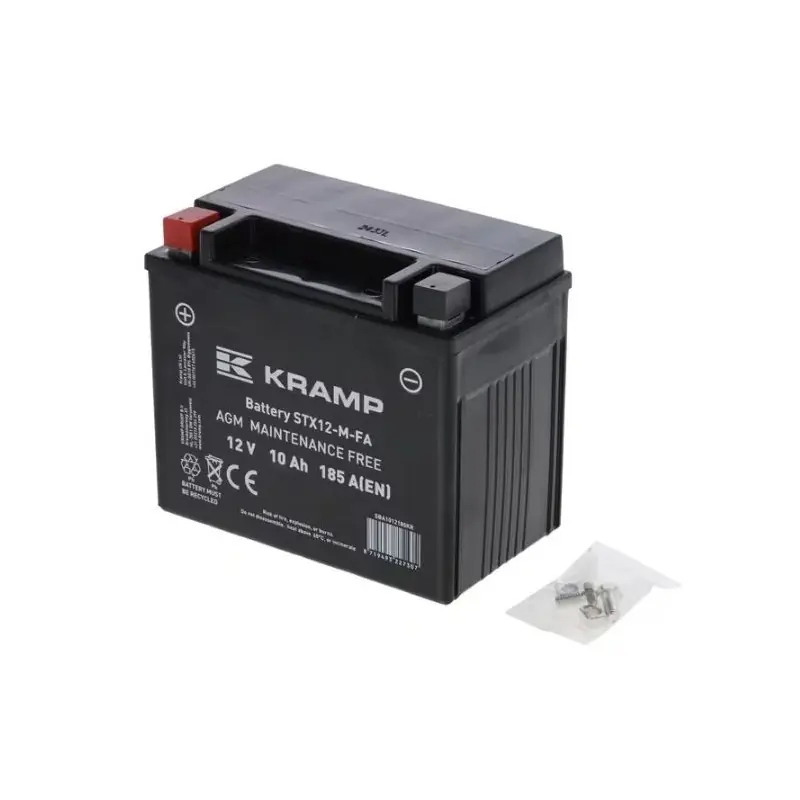 Expédié Aujourd’hui BATTERIE SANS ENTRETIEN MOTO – QUAD 12V – 10AH – + A GAUCHE –