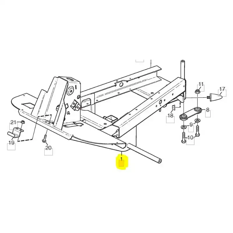 Offre Exclusive CADRE – CHASSIS AVANT TRACTEUR TONDEUSE STIGA VILLA 1137-0676-01 –
