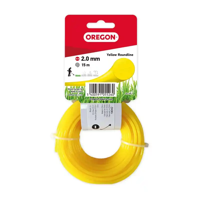 Meilleur Choix FIL NYLON ROND OREGON - DIAMETRE 2.0MM - 15M - OREGON 69-356-Y -