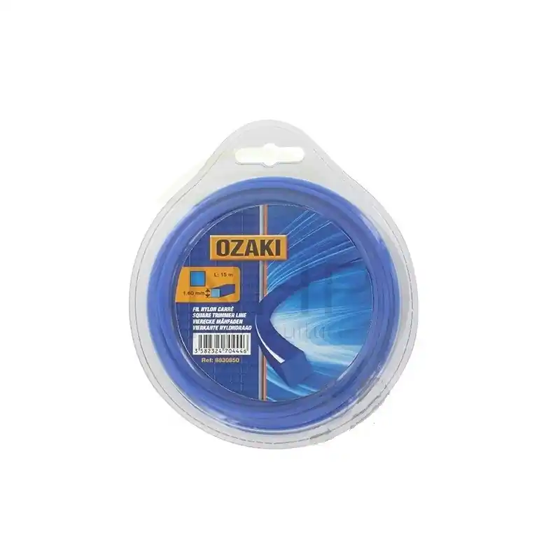 FIL NYLON DEBROUSSAILLEUSE CARRE DIAMETRE 3.3MM - 9 METRES - Bon Marché