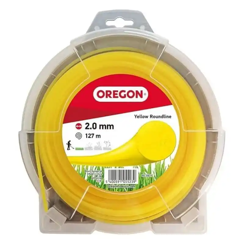 FIL NYLON ROND OREGON - DIAMETRE 2.0MM - 127M - OREGON 69-358-Y - Promotion Saisonnière