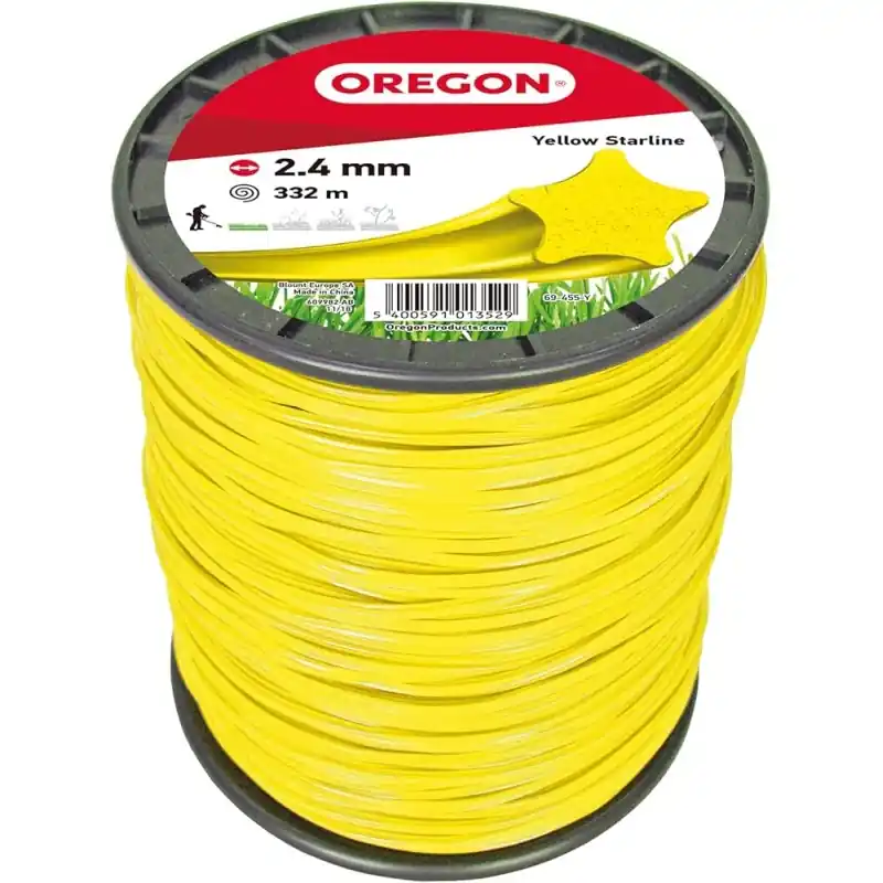 FIL NYLON ETOILE OREGON - 5 PANS - DIAMETRE 2.4MM - 332M - OREGON 69-455-Y - Expédié Aujourd’hui