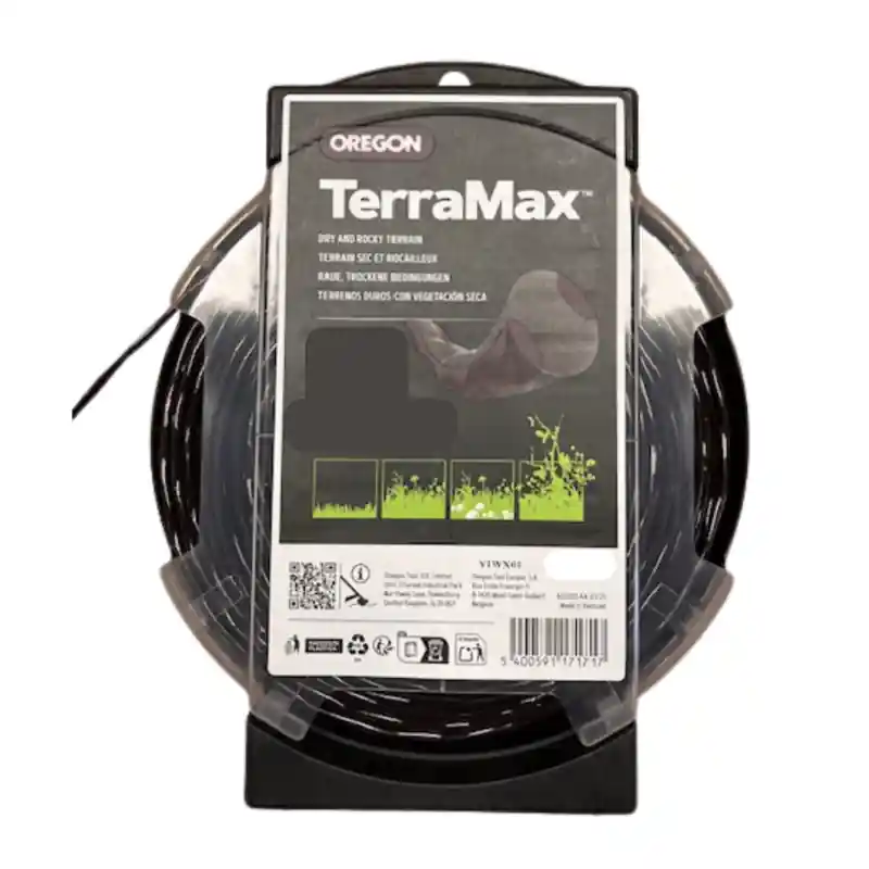 Jusqu’à Épuisement Des Stocks FIL NYLON DEBROUSSAILLEUSE OREGON TERRAMAX - 3.5MM - BOBINE DE 183M - 636772 -
