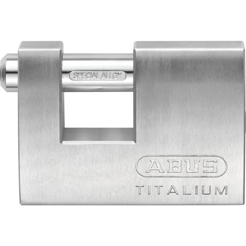 Marque Cadenas à clé - rectangulaire - 70 mm - aluminium Titalium - 82TI/70
