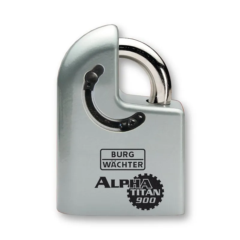 Usine Directe Cadenas à clé – à cylindre – Alpha Titan 900 – acier chromé