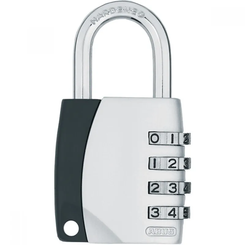 Authentique Cadenas à code - 155 - Design Blister - 4 molettes - gris - ep 16