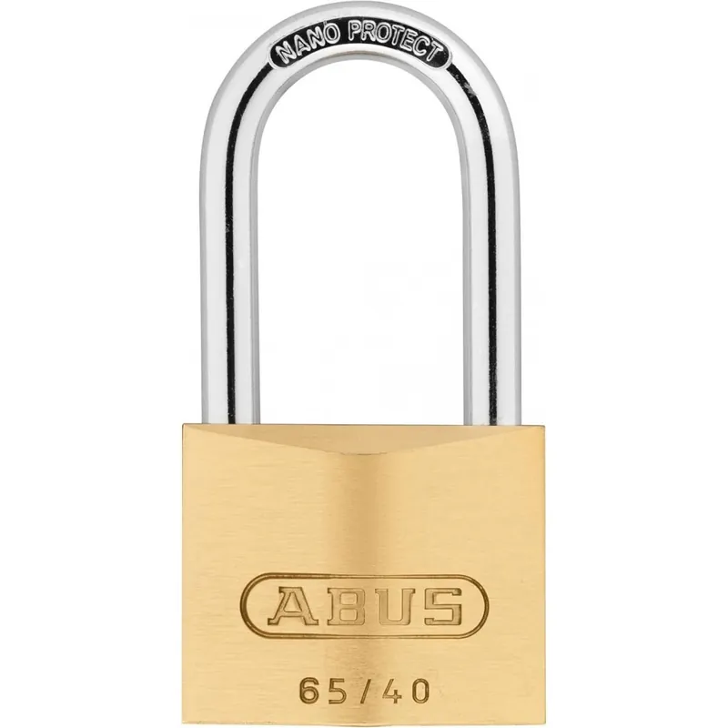Nouvel Arrivage Cadenas à clé en laiton – anse haute cémentée – 65