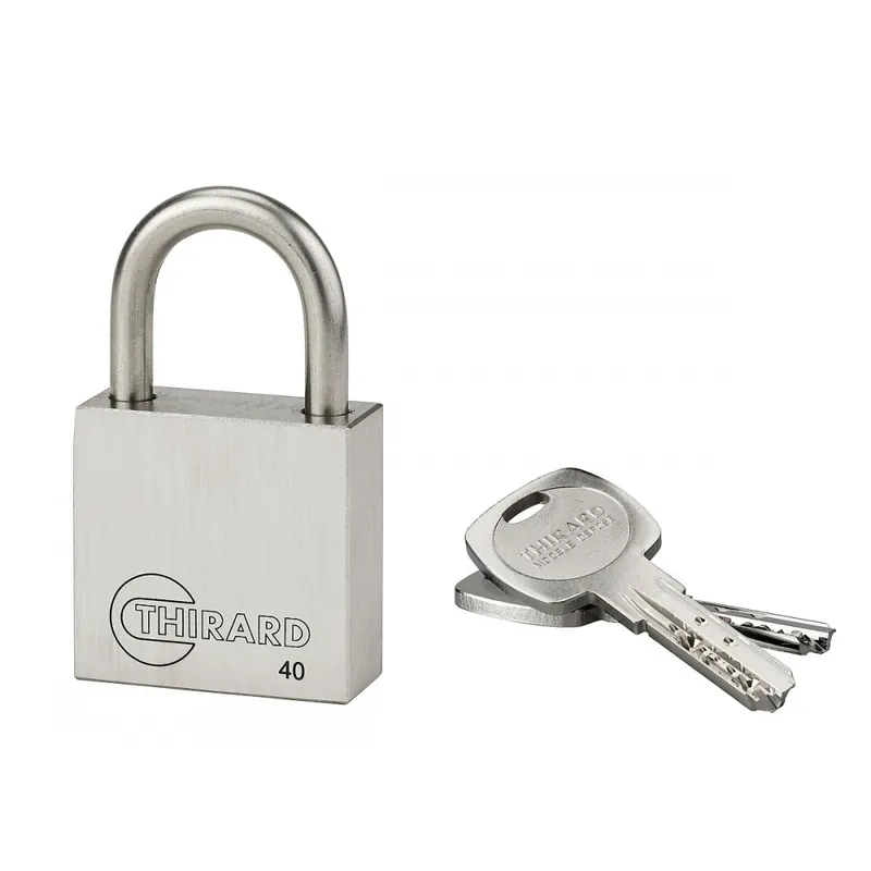 Prix Choc Cadenas de sécurité à clés en inox avec mécanisme à goupilles