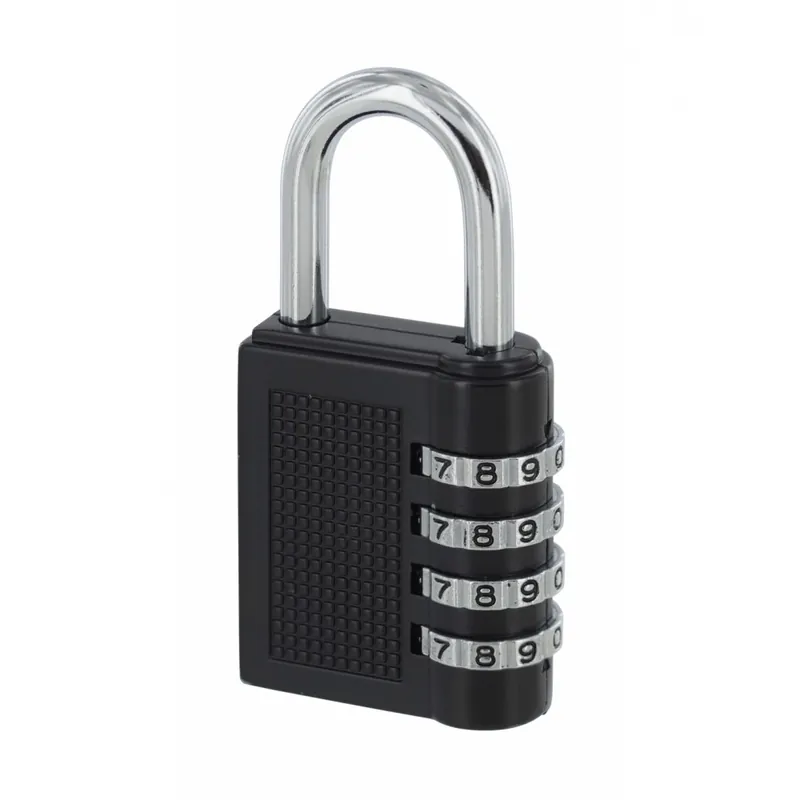 Satisfait Ou Remboursé Cadenas alliage à code – COMPACT – noir – avec anse acier nickelé