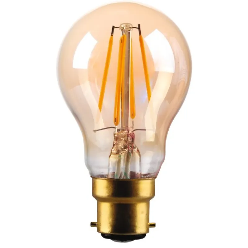 Pas Cher Ampoule LED - 4W - GLS à filament - ambrée - Vintage