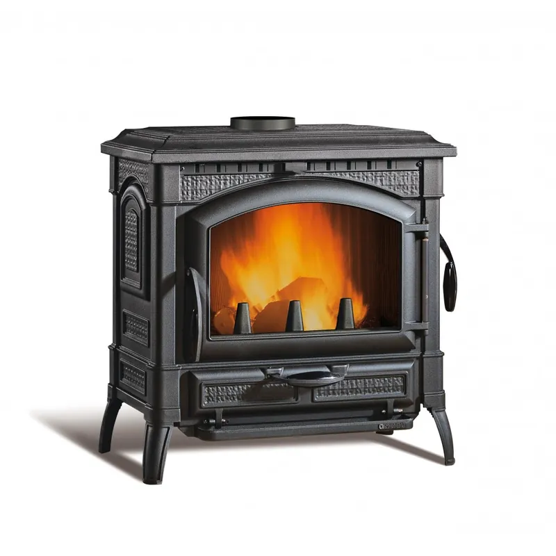 Soldes Poêle à bois en fonte émaillé 11,9 kW - Isotta.16