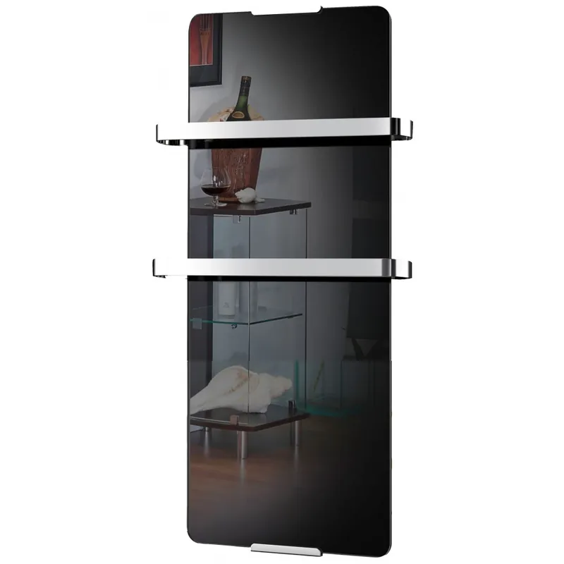 Radiateur sèche-serviettes noir design - 600W ou 1200W Prix Promo