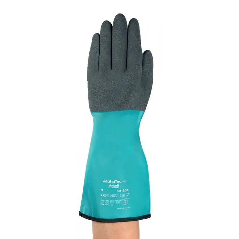 Acheter Direct Gants de protection chimique en nitrile ALPHATEC® 58-201 – 6 paires