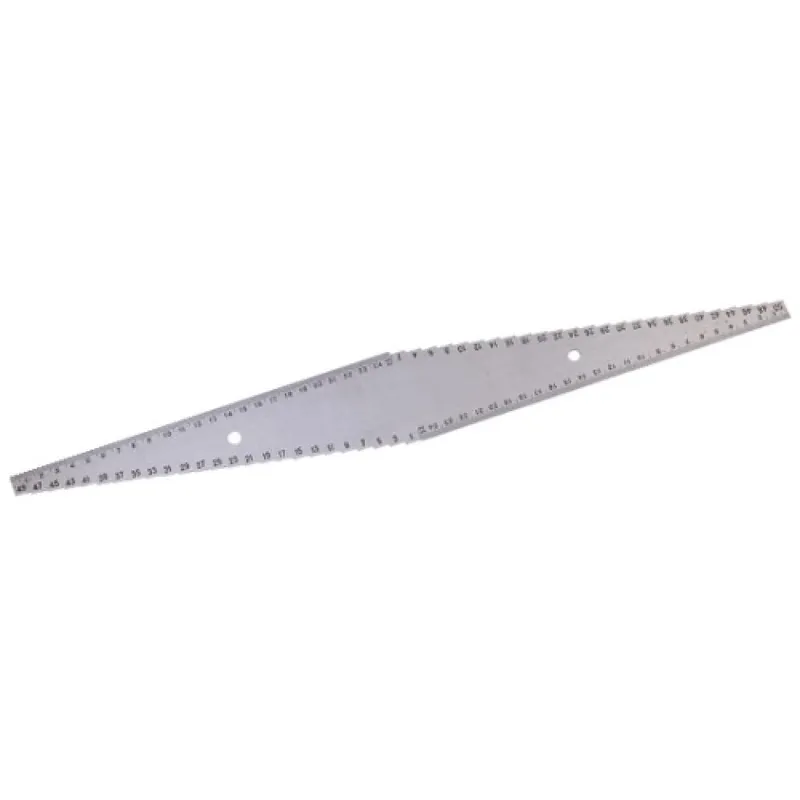 Règle de toupilleur – aluminium 2 faces – longueur 250 mm Expédié Aujourd’hui