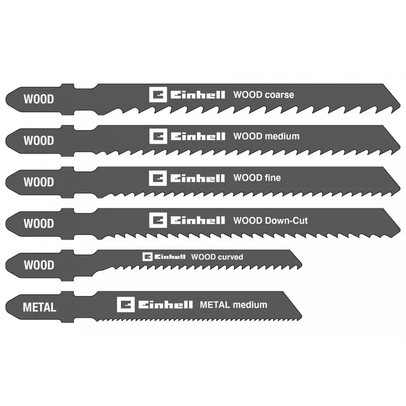 Pack de 10 lames scie sauteuse pour bois et métal – emmanchement en T Bon Marché