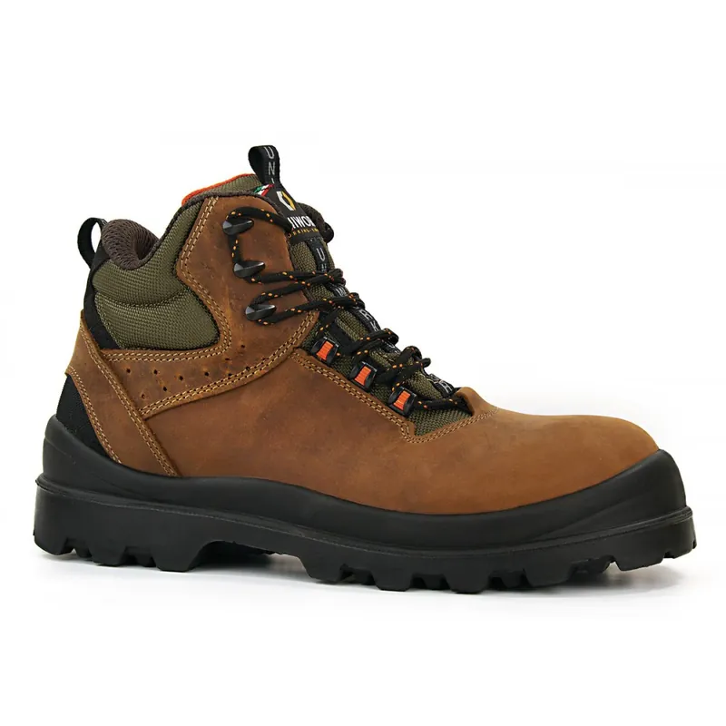 Chaussures de sécurité hautes Aral S3 SRC en cuir gras pleine fleur Offre Spéciale
