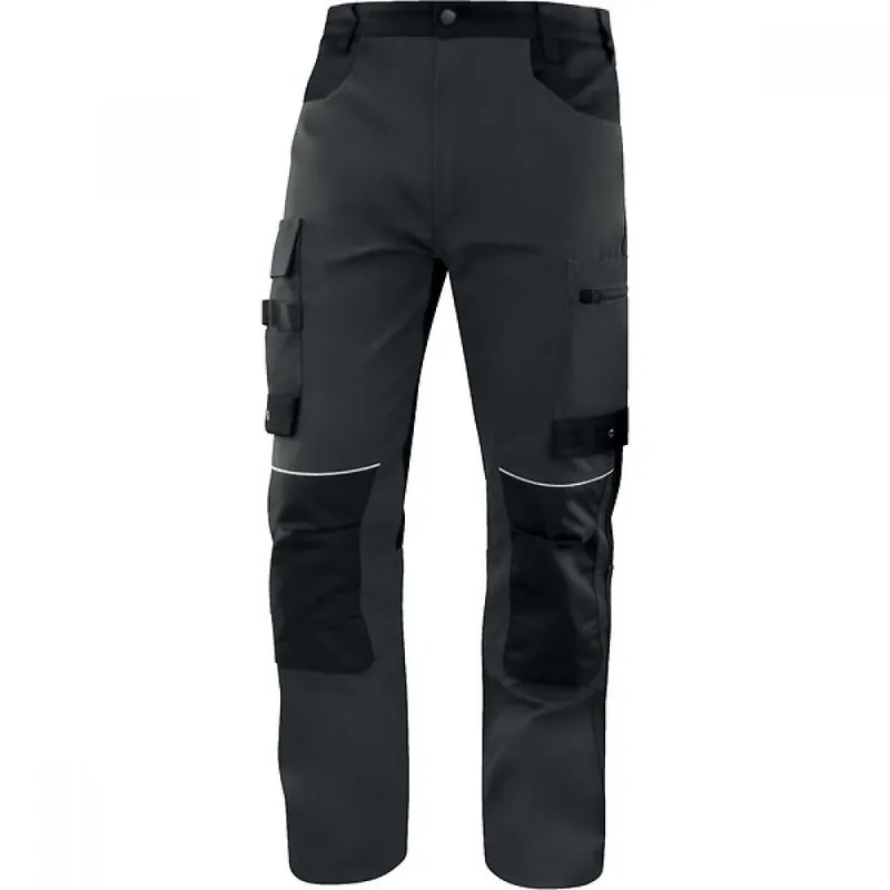 Pantalon de travail - Mach 5 V3 stretch - multipoches - noir et gris Nouvelle Collection