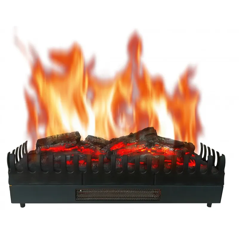 Commander Maintenant Foyer à bûches avec effet flammes et chauffage XL- 2000W