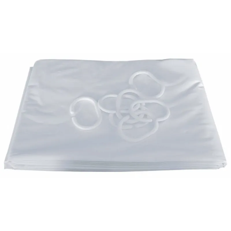 Meilleur Prix Rideau de douche – PVC blanc – 1800 x 1200 mm