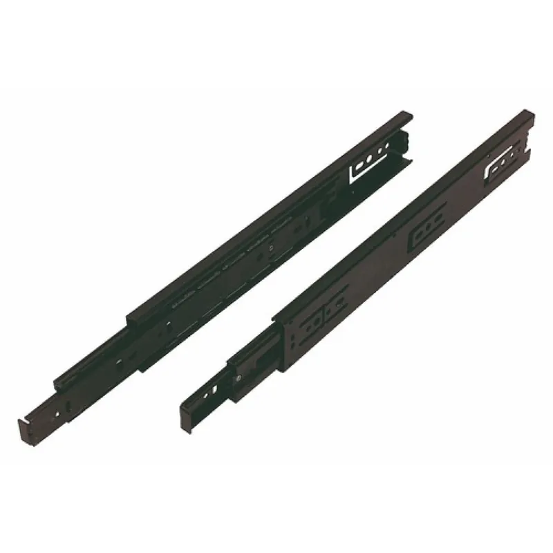 Nouveauté Coulisses à billes Push 3832TR – noir – charge max 45 kg