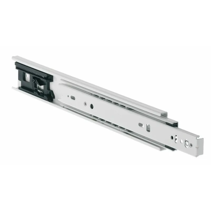 Dernière Chance Coulisses à billes ouverture push 3832TR - blanc - charge max 45 kg
