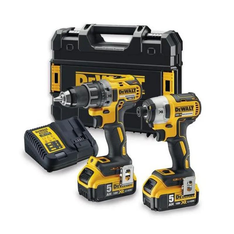 Expédition Rapide Kit 2 outils électroportatif 18 V 5Ah Li-ion - DCK268P2T-QW