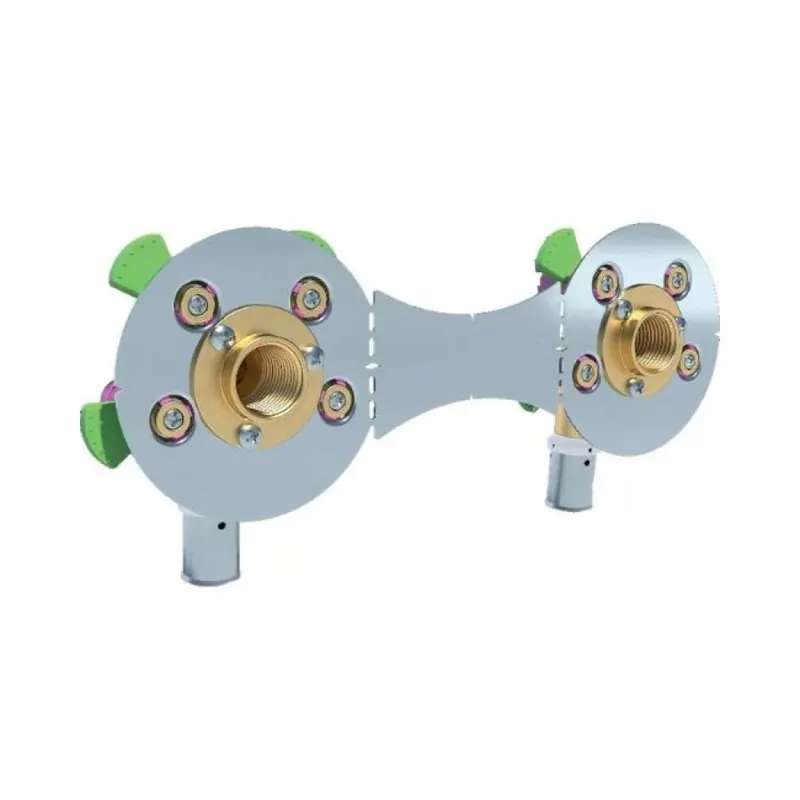 Meilleure Vente Plaque de raccordement douche entraxe 150 mm Ø16 FF15x21 – Tube Fix