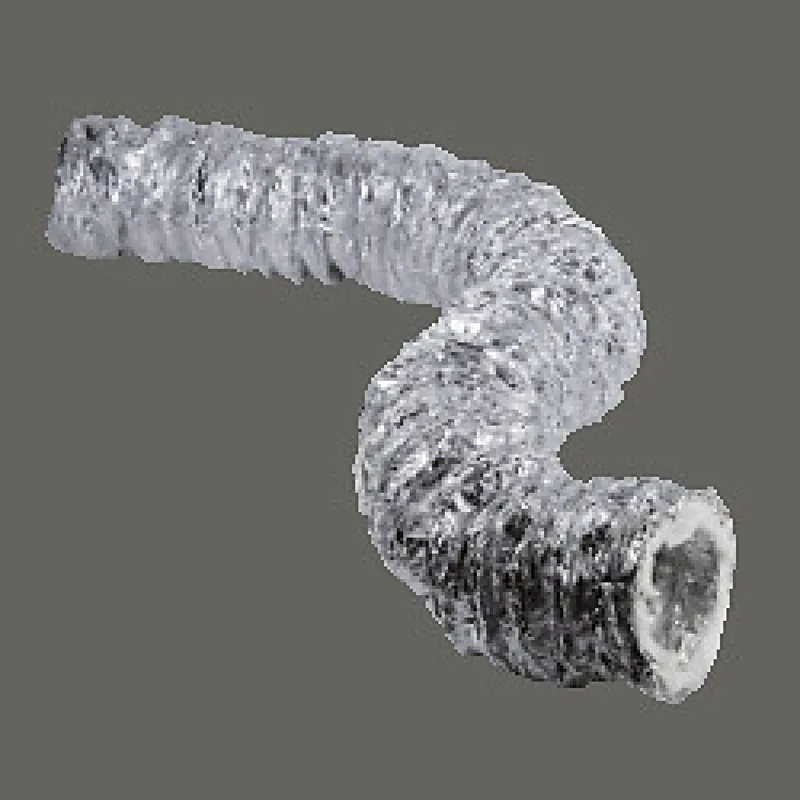 Conduit aluminium souple – isolation ouate de polyester – 10 mètres Expédié Aujourd’hui