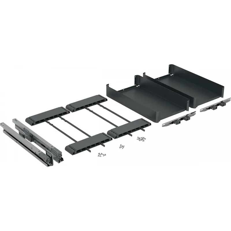 Kit d'étagères sortie totale pour meuble bas K-Line Base anthracite Acheter Direct