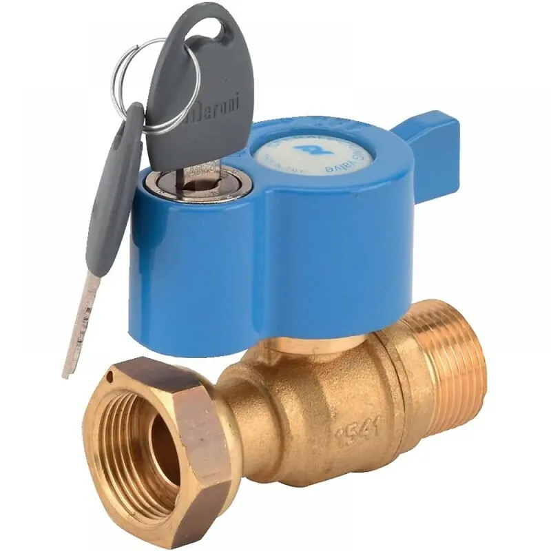 Vanne à sphère cadenassable pour compteur Sferalocking – écrou M20x27 Bon Marché
