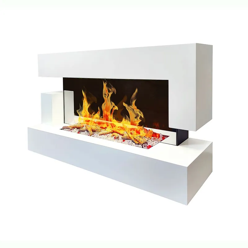 Dernier Modèle Cheminée électrique décorative – effet flammes – Quartz