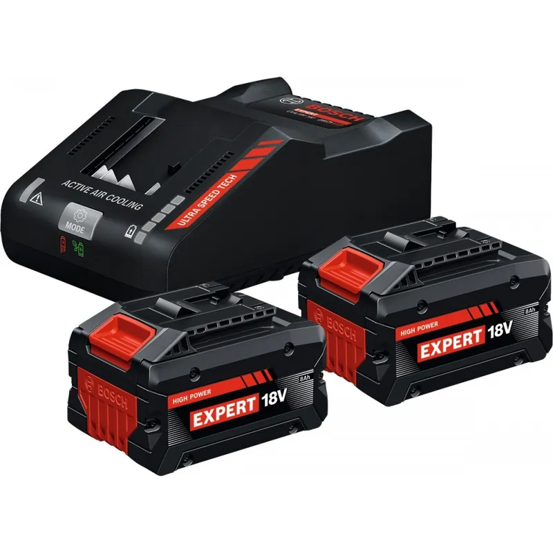 Seulement Aujourd’hui Pack 2 batteries EXBA 18V-80 + chargeur EXAL 18V-160 – 1600A0373T