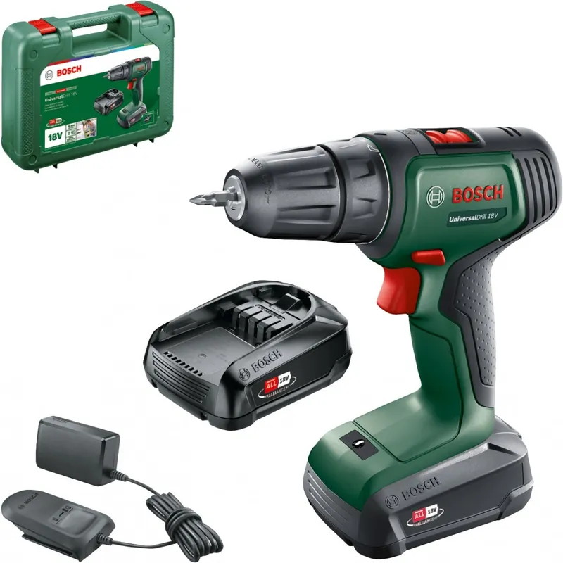 Usine Directe Perceuse visseuse UniversalDrill 18V + 2 batteries 1,5 Ah – 06039D4002