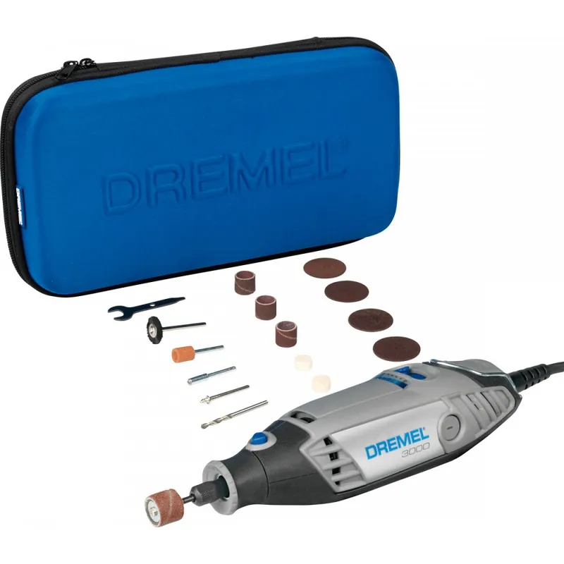 Vente Directe Pack Dremel® 3000-15 + 15 accessoires et coffret – F0133000JA