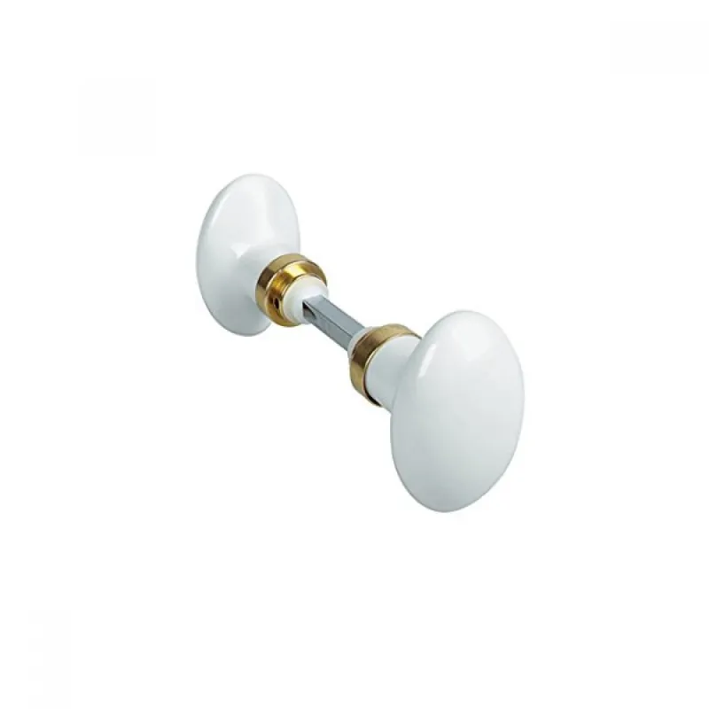 Promotion Boutons doubles ovales de porte - porcelaine de Limoges