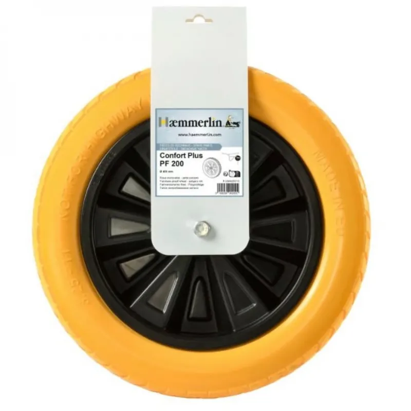 Roue de brouette increvable PF 200 – diamètre 400 mm Marque