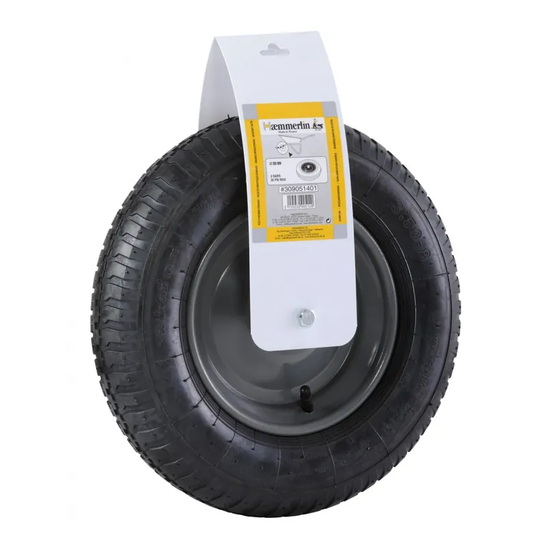 Roue de brouette gonflable diamètre 380mm PF 150 BA Livraison Gratuite